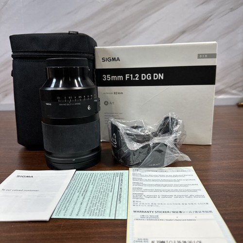 Open box mint sigma 35mm - box, mint+